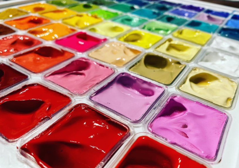 AOOK MIYA HIMI 62p Professional Gouache Paint Set, 56 Colors X 30ml Go –  AOOKMIYA