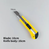 1-200pc Deli Retractable Snap Off 18mm Wide Blade Utility Knife Box Cutter Art Knife,Auto Lock Carbon Steel Sharp Cutting Carton