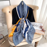 180X90CM Luxury Brand Fashion Summer Women Soft Silk Scarves Female Shawl Foulard Ladies Muffler Beach Wrap Bandanna Pareo beach