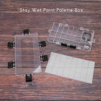 AOOKMIYA AOOKMIYA  24-Well Airtight Leak Watercolor Paint Palette Box For Watercolors Half Pans, Acrylic, Gouache And Oil Paint