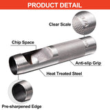 Spurtar 12 PCS Steel Hollow Leather Punch Set 1/8''-3/4''(3-19mm) Heavy Duty Round Hole Punch Set Leather Hole Tool for Watch Cloth Belt Gaskets w/Storage Bag