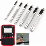 Spurtar 12 PCS Steel Hollow Leather Punch Set 1/8''-3/4''(3-19mm) Heavy Duty Round Hole Punch Set Leather Hole Tool for Watch Cloth Belt Gaskets w/Storage Bag