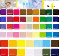 AOOK MIYA Gouache Paint Set, 50 Colors 36*30ml+14*60ml. The Unique Jelly Cup Design Can Be Carried With You. Students And Children, Non-Toxic Artist, Gouache Watercolor Painting (1920ml).Contains A Palette Knife And A Set Of Brushes (Three Brushes) (50+10