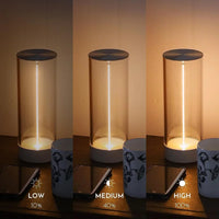LIGHT Minimalist Table Lamp Creative Design Bedside Cordless Desk Lamp Rechargeable Modern for Office Bedroom Living Room