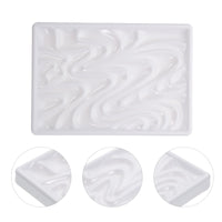 AOOKMIYA AOOKMIYA  Ceramic Paint Palette Wave Kids' Drawing & Painting Supplies Gouache Color Tray