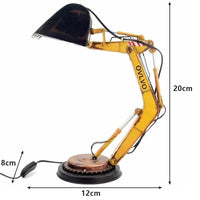 Creative Digger Desk Lamp Excavator Night Light For Children Table Reading Home Decorative LED 2022