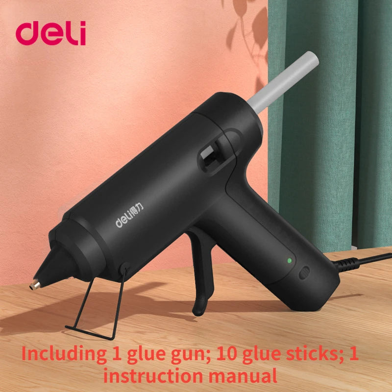 100W Cordless Hot Melt Glue Gun with 10 Glue Sticks Repair DIY