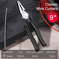 DeLi Universal Wire Cutter Diagonal Pliers Crimping Pliers Needle Nose Pliers Multifunctional Hardware Hand Tools Electrician