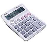 Deli 1512 Medium Desktop Office Voice Calculator Large Screen Financial Computer Accounting Student Cashier Calculation Aids