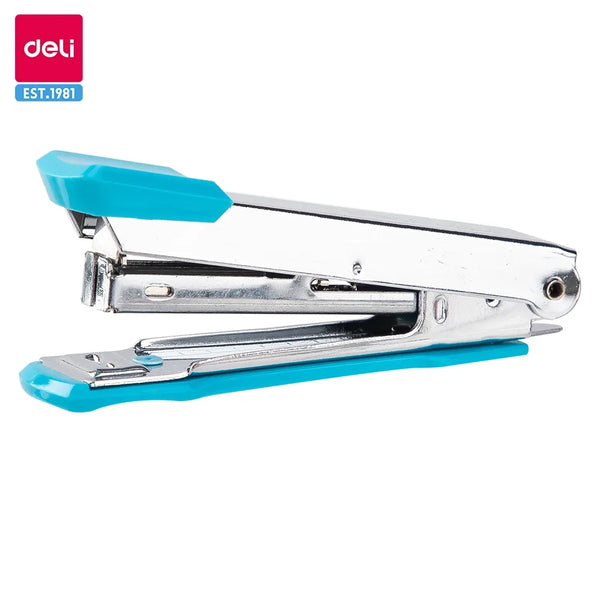 Deli Mini Stapler NO.10 Metal Durable Fashion Colored Staplers With Portable Compact Kawaii Stationery Shool Office Supplies