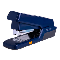 Deli Portable Quality Stapler Effortless Stapler Black Blue Save Effort Binding Machine School Paper Staplers Office Bookbinding