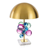Desktop Decorative Lamp Creative Model Room Color Crystal Ball Decorative Table Lamp Designer  Table Lamp for Bedroom  Lamps