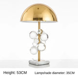Desktop Decorative Lamp Creative Model Room Color Crystal Ball Decorative Table Lamp Designer  Table Lamp for Bedroom  Lamps