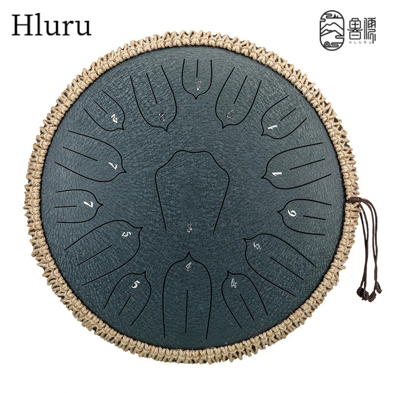 Hluru Glucophone Steel Tongue Drum 15 Notes C D Tone Music Drum 13