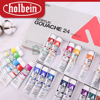Holbein Artist Opaque Acrylic Watercolor Pigment,12Color 20ml Suit Professional Painting Graffiti,High Concentration,Sketching
