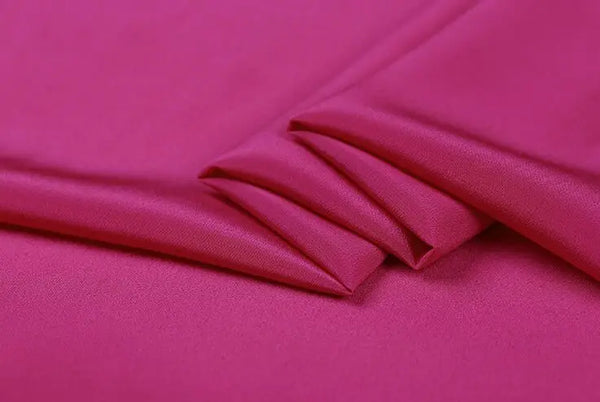 Howmay  100% pure silk fabric crepe de chine 12m/m 45" 114cm purple red 73# for women's dress tank or camisole