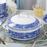 AOOKMIYA Jingdezhen bone china tableware set 60 head enamel color dishes Chinese ceramic dishes simple