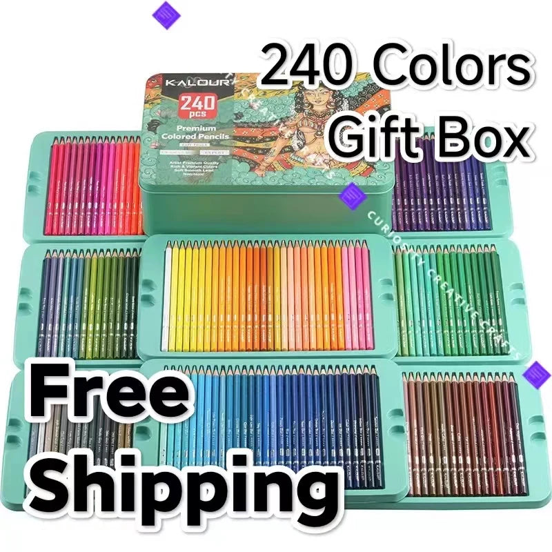 Set of 520 Colors Professional Colored Pencils for Artists  Drawing,Sketching, Art Supplies Gift for Adults