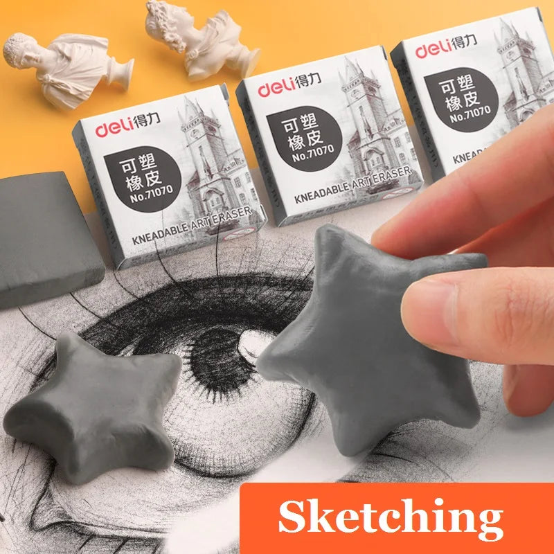 Kneadable Art Erasers Pencil Rubber Very Soft Grey Color Sketch Profes –  AOOKMIYA