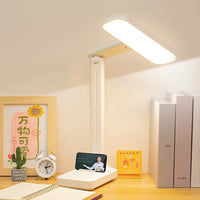 LED Desk Lamp 3 Levels Dimmable Touch Night Light USB Rechargeable Eye Protection Foldable Table Lamp For Bedroom Bedside Desk
