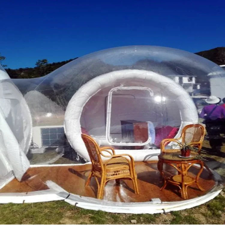 round tent house Luxury Roof Pvc Heated Eco Prefab Transparent Geodesic Dome Hotel glam – AOOKMIYA Lens Color:Yellow CUBE STEREO HYBRID 160 Panel Material reimo