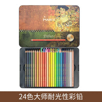 Marco 3300 Tribute Masters 80 120 Colors Oily Colored Pencils Gift Set 3220 Water Sketch Colour Coloring Pencils for Draw School