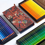 Marco Tribute Masters Collection - colored pencils set of 80 colors 3300, Cedarwood pencils, 3.3mm oily colored lead, Gift box