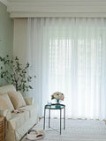 Modern White Tulle Window Curtain For Living Room Bedroom Sheer Curtain For Kitchen Voile Drapes Blind Party Wedding Decoration