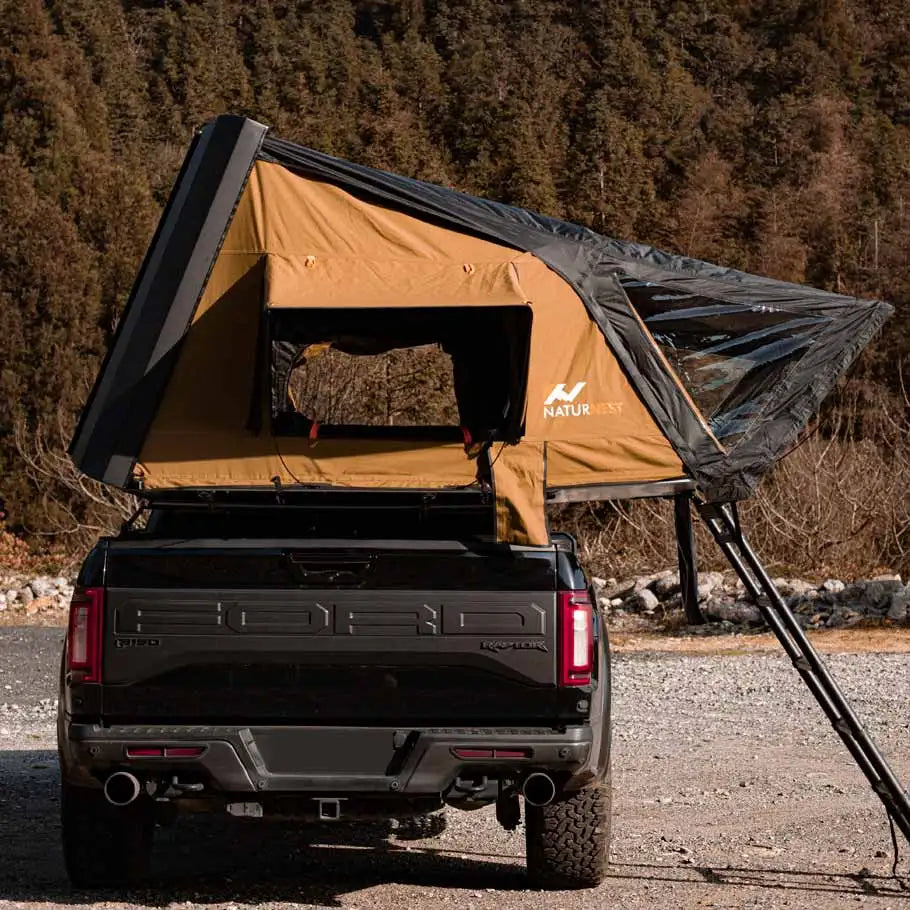 nature nest roof top tent AOOKMIYA Naturnest Rooftop Tent Hard Shell 2024 Upgraded Model, Nature