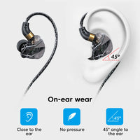 OLAF 3.5mm L Bending Plug Wired Headphones HIFI Bass Earphone in-Ear Headset Gamer Handsfree Earbuds For Xiaomi Huawei Samsung