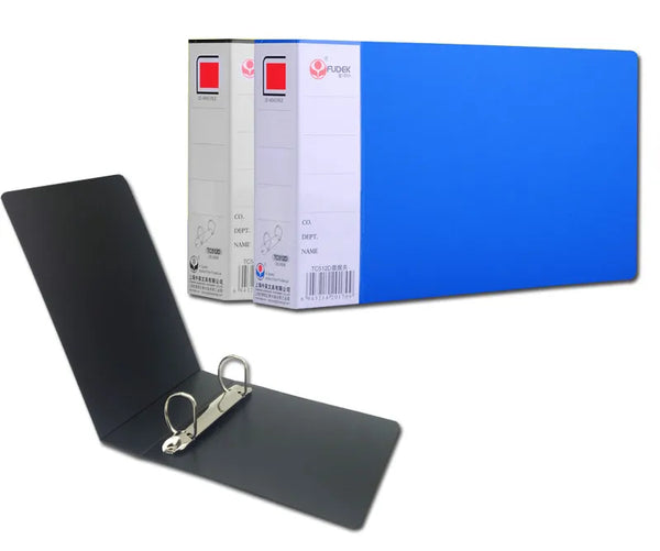 Office 2 Ring Binder Folder Organizer Plastic File Covers For Documents A5 Paper Organizer