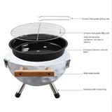 Outdoor Supplies Portable Golf Ball Household BBQ Charcoal Barbecue Outdoor Barbecue Oven Frying Pan  Cast Iron Cookware