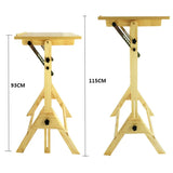AOOKMIYA Pine Import Easel Student drawing table drawing board professional engineering drawing table lifting tilting easel CAD