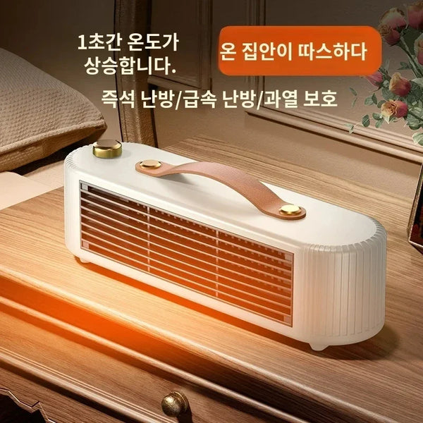 Portable Mini Heater "Heating Fan for Home and Office '' Desktop Heater" Small Electric Heater