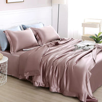 Quilt Cover 4-piece Bedding Sets Sheet Unicorns Bed Cover 100% Silk Mulberry Home Textile Wedding Hotel Suite Spring Summer