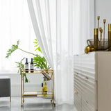 White Tulle Curtains for Living Room Decoration Modern Chiffon Solid Sheer Voile Kitchen Curtain