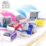 Winsor & Newton Cotman Solid Watercolor Paints Half Block Bright Delicate High Transparency Smooth Watercolor Painting Pigments