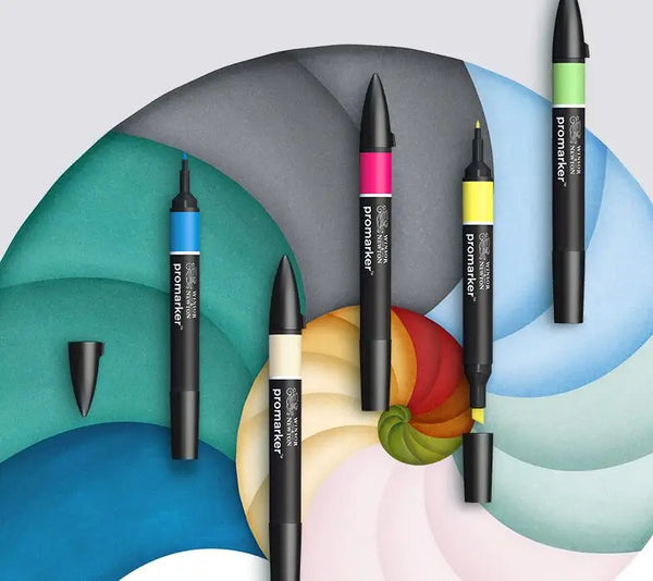 Winsor & Newton Promarker New Colors Art Markers Metallic Neon Highlight New Packaging