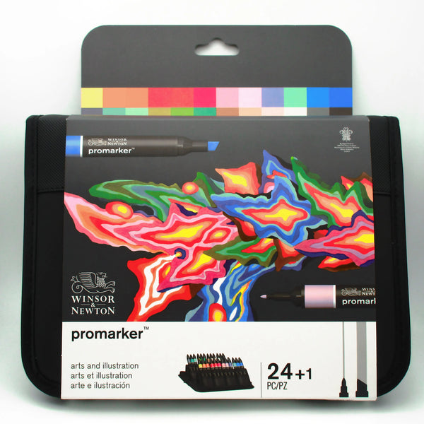 Winsor & Newton Promarker Set 24 Colors  Markers Set