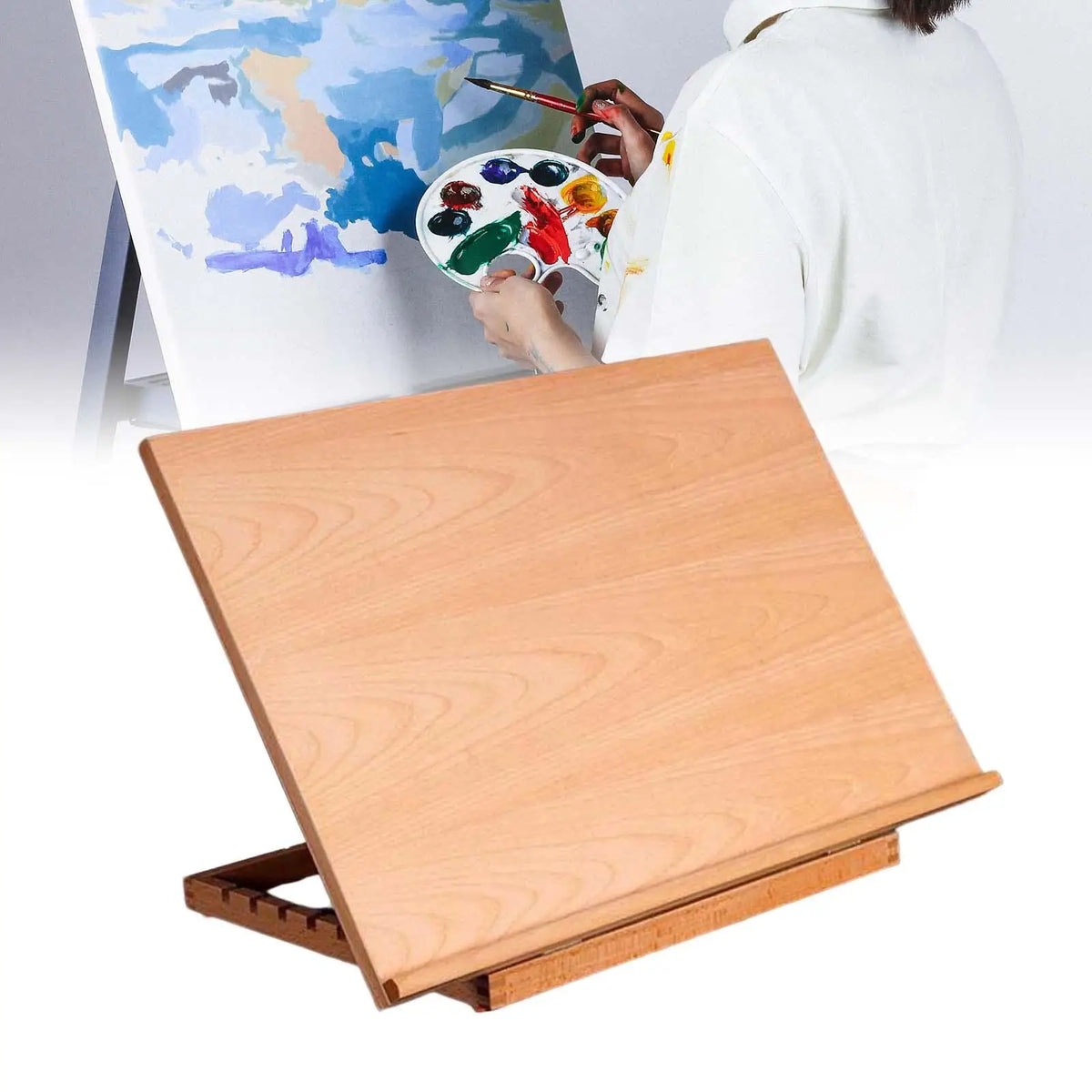 Sketch Easel Wooden Desktop Easel Artist Tabletop Drawing Board Watercolor  Stand