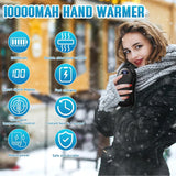 XIAOMI Rechargeable Hand Warmer 10000mAh USB Power Bank Portable Electronic Hand Warmer Reusable Hand Warmer Temperature 40~60℃
