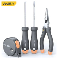 Xiaomi Deli Black Hand Tools 4/6 Pcs Set Multifunctional Electrician Portable Tool Sets Household Reparing Kits and Accessories