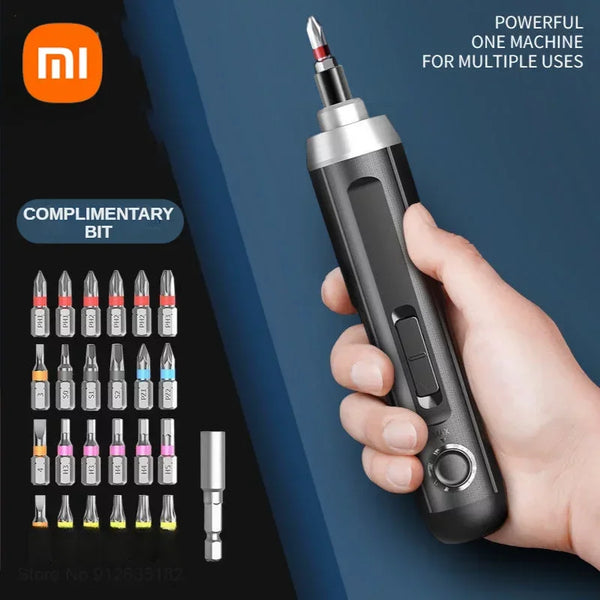 Xiaomi Deli Electrical Screwdriver Set 25 In 1 Screw Driver Bits 3.6V Lithium Battery Electric Brushless Household Assembly Tool