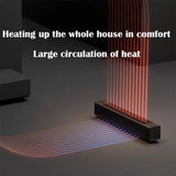 Xiaomi Mijia Graphene Skirting Electric Heater Simulated Flame Edition Electric Heater Living Room Humidifier Heater Fireplace