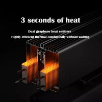 Xiaomi Mijia Graphene Skirting Electric Heater Simulated Flame Edition Electric Heater Living Room Humidifier Heater Fireplace