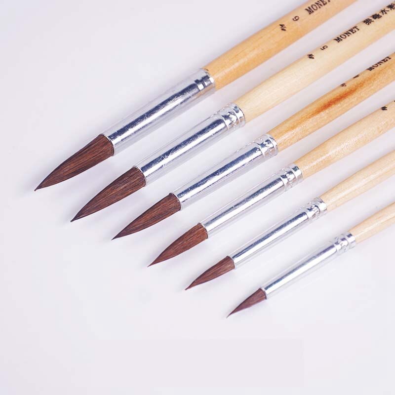 6Pcs/Set,Fine Hand-painted Thin Hook Line Pen Drawing Supplies Paint Brush  Art Pen Nylon paint brushes for artist paintbrushes - AliExpress