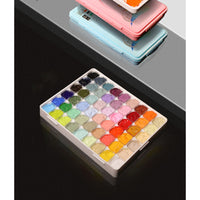 Marley jelly gouache paint set 54 colors Ma Li painting art students special painting professional watercolor painting supplies horsepower card 24 color small box portable children beginners student tools