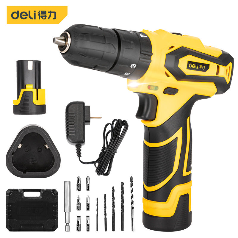 12V 30N/m Rechargeable Lithium Electric Drill Household Pistol