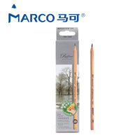 Marco Sketch Wooden Pencils 3H/2H/H/B/2B/3B/4B/5B/6B/7B/8B/9B Pencil Professional Art Painting Pencil School Office Supplies