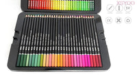 Brutfuner 180 Colors Colored Pencils Professional Soft Bold Cores Oil Color Pencil for Drawing Art Sketch Coloring Black Tin Box